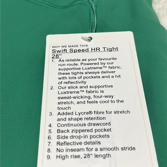 Lululemon | size 4 | swift speed HR tight 28” - Picture 10 of 15